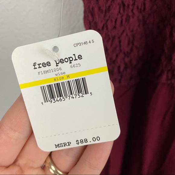 Free People • Adella Slip Dress Wine - Picture 8 of 10